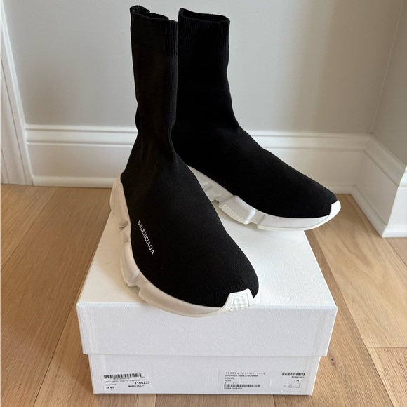 NWT Men’s Balenciaga Sneaker Tess Gomma Malle Noir (black multi) sz. 44 EU/11 US - Picture 6 of 8